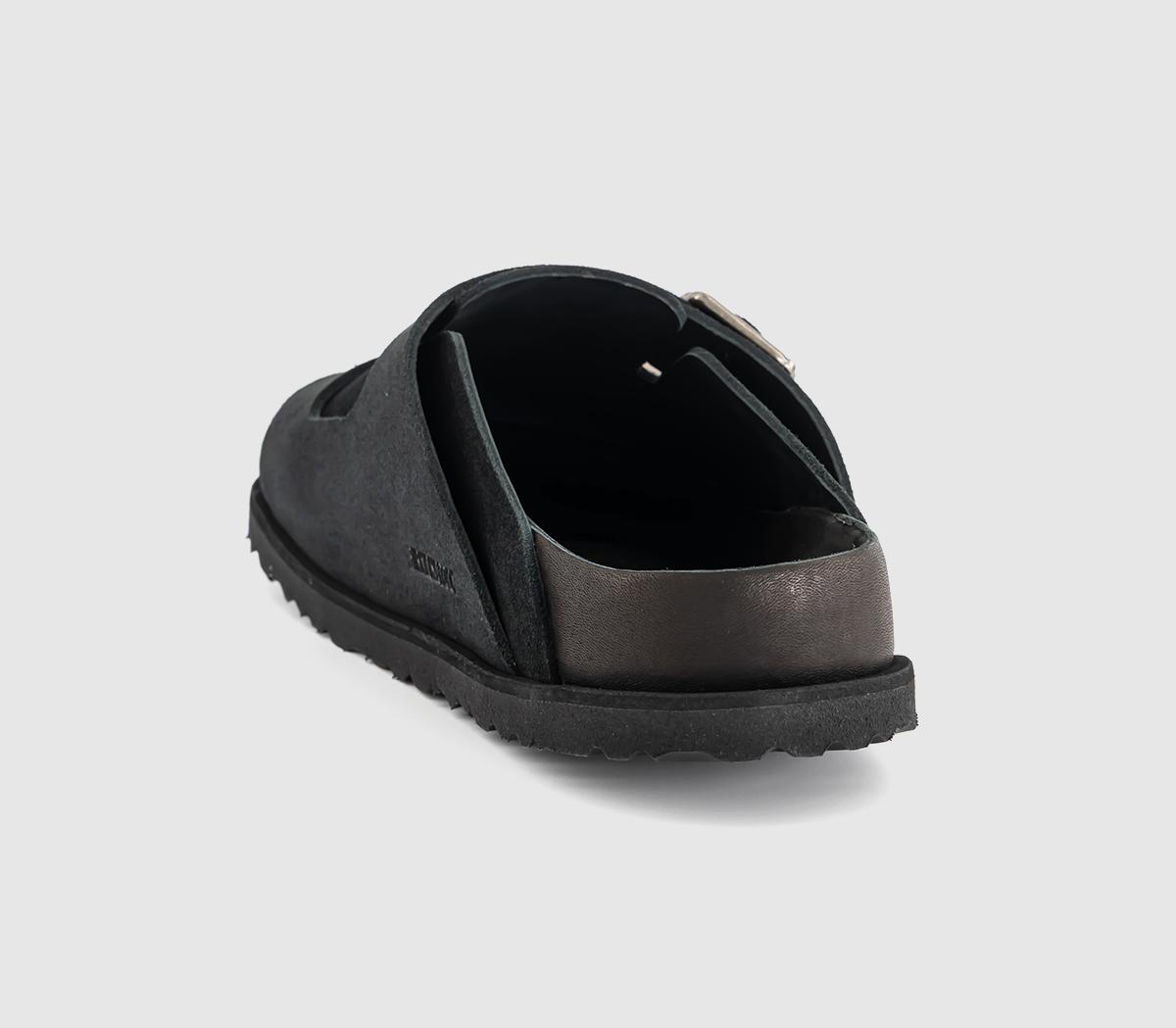 1774 BIRKENSTOCKWest Suede ClogsBlack