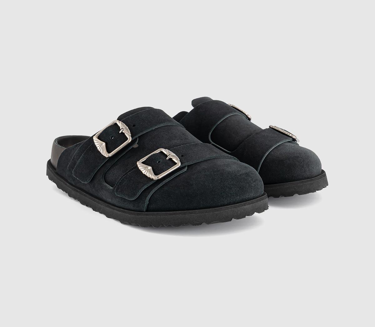 1774 BIRKENSTOCKWest Suede ClogsBlack