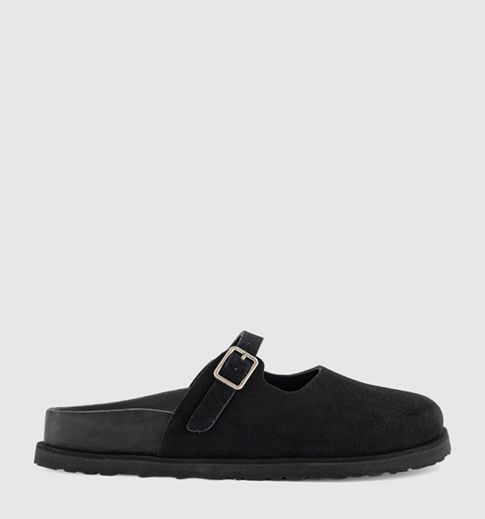 1774 BIRKENSTOCK Maria Suede Clogs Black