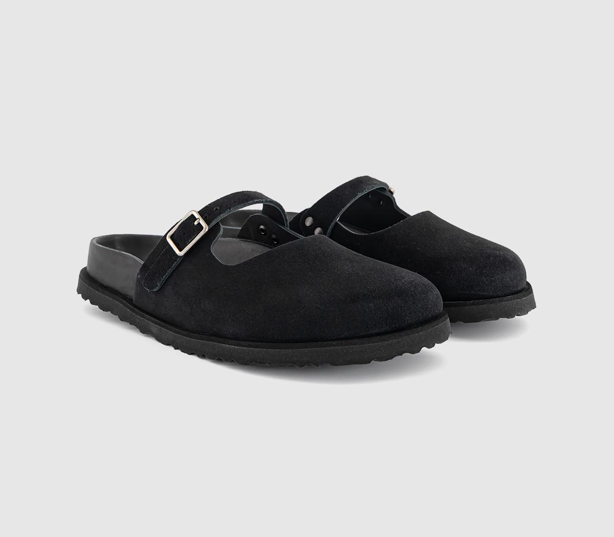 1774 BIRKENSTOCKMaria Suede ClogsBlack