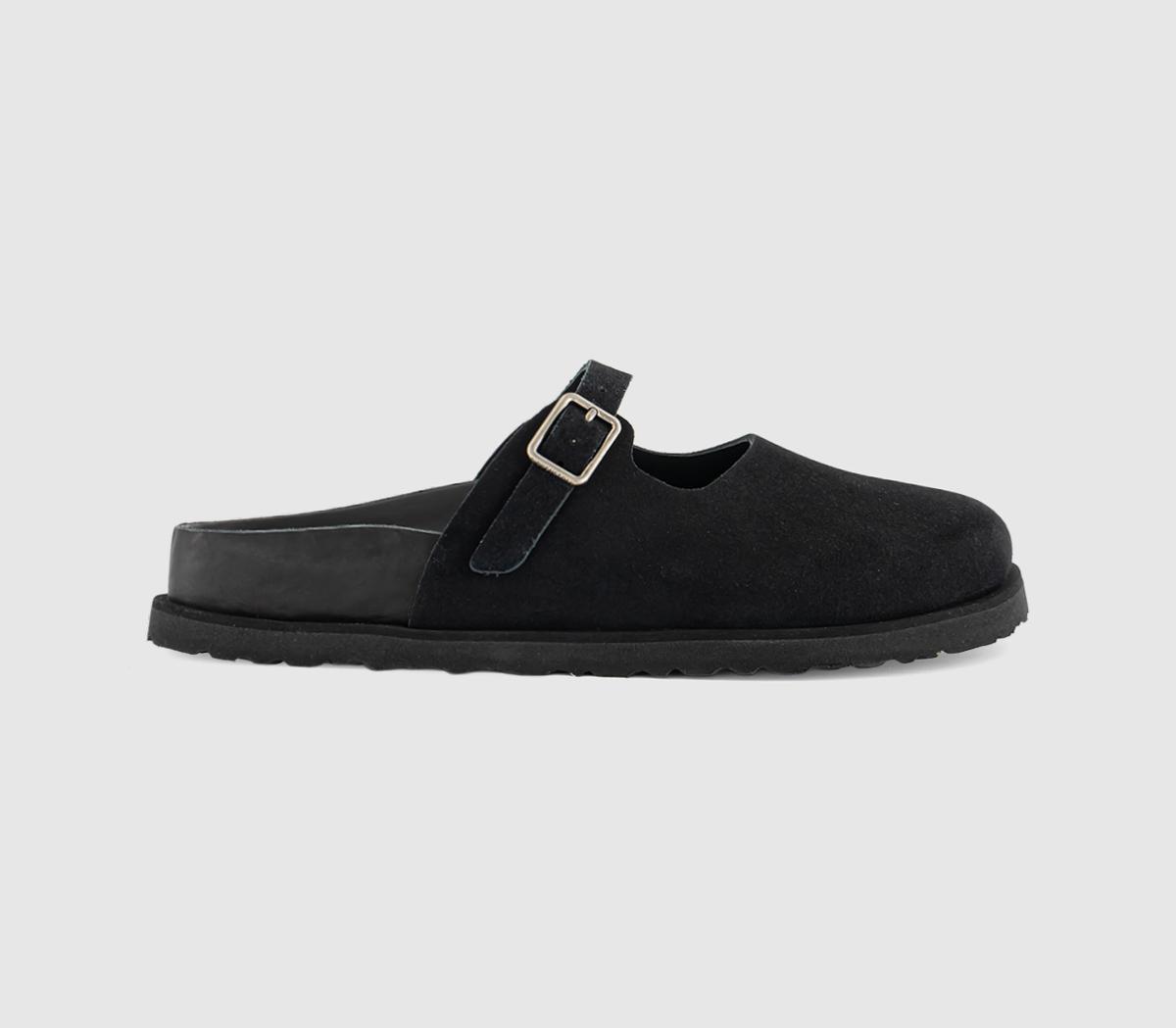 1774 BIRKENSTOCKMaria Suede ClogsBlack
