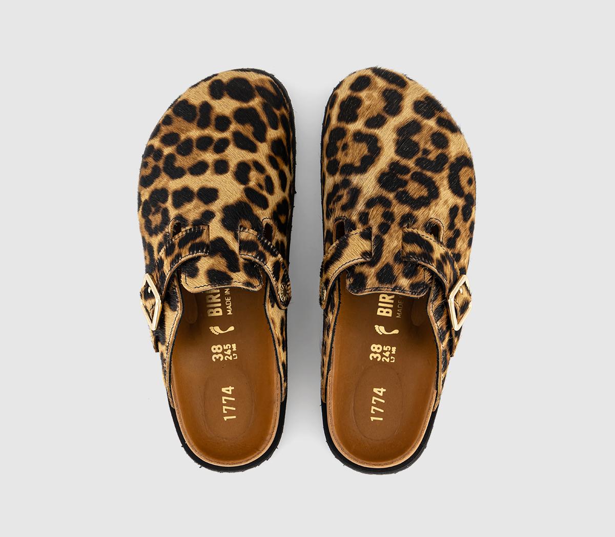BIRKENSTOCKBoston Pony Hair ClogsLeopard