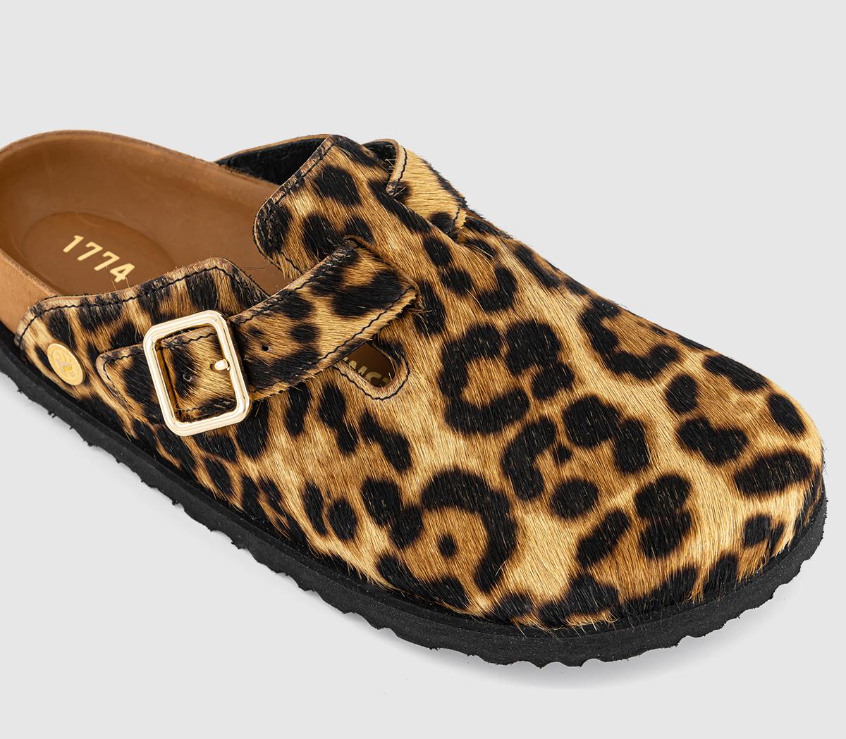 BIRKENSTOCKBoston Pony Hair ClogsLeopard