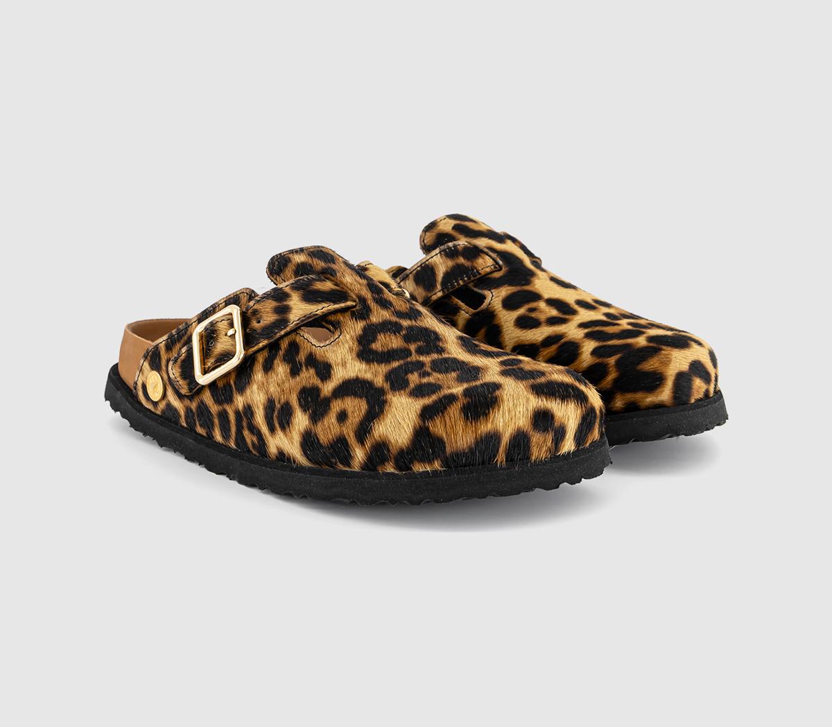 BIRKENSTOCKBoston Pony Hair ClogsLeopard