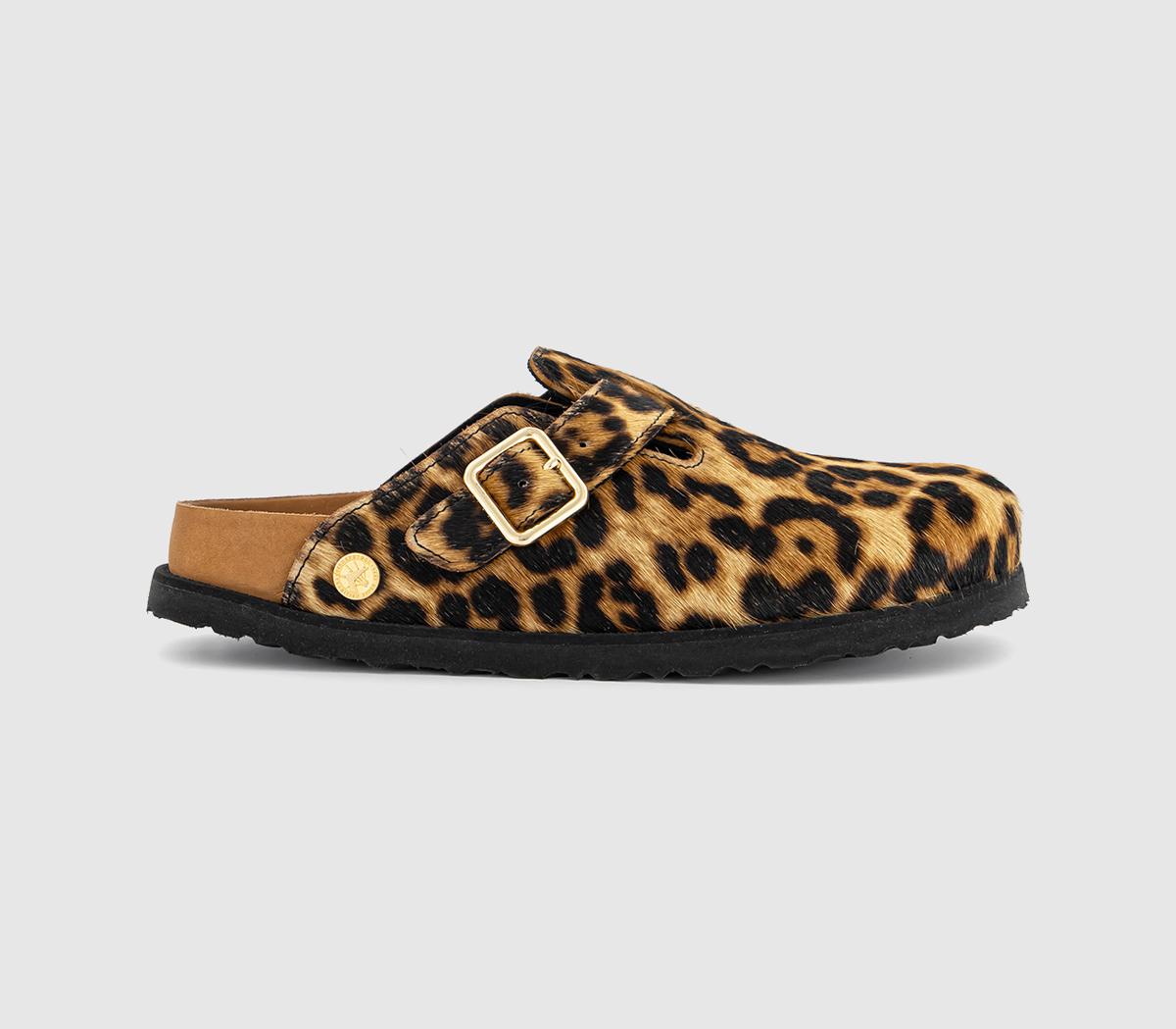 BIRKENSTOCKBoston Pony Hair ClogsLeopard