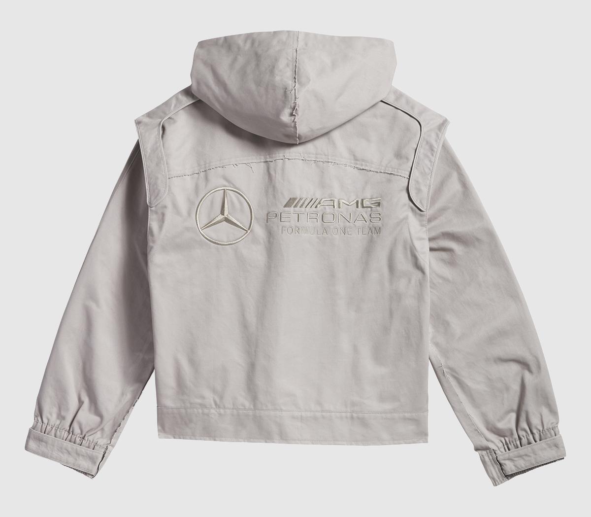 adidasBad Bunny x Mercedes PulloverClear Granite