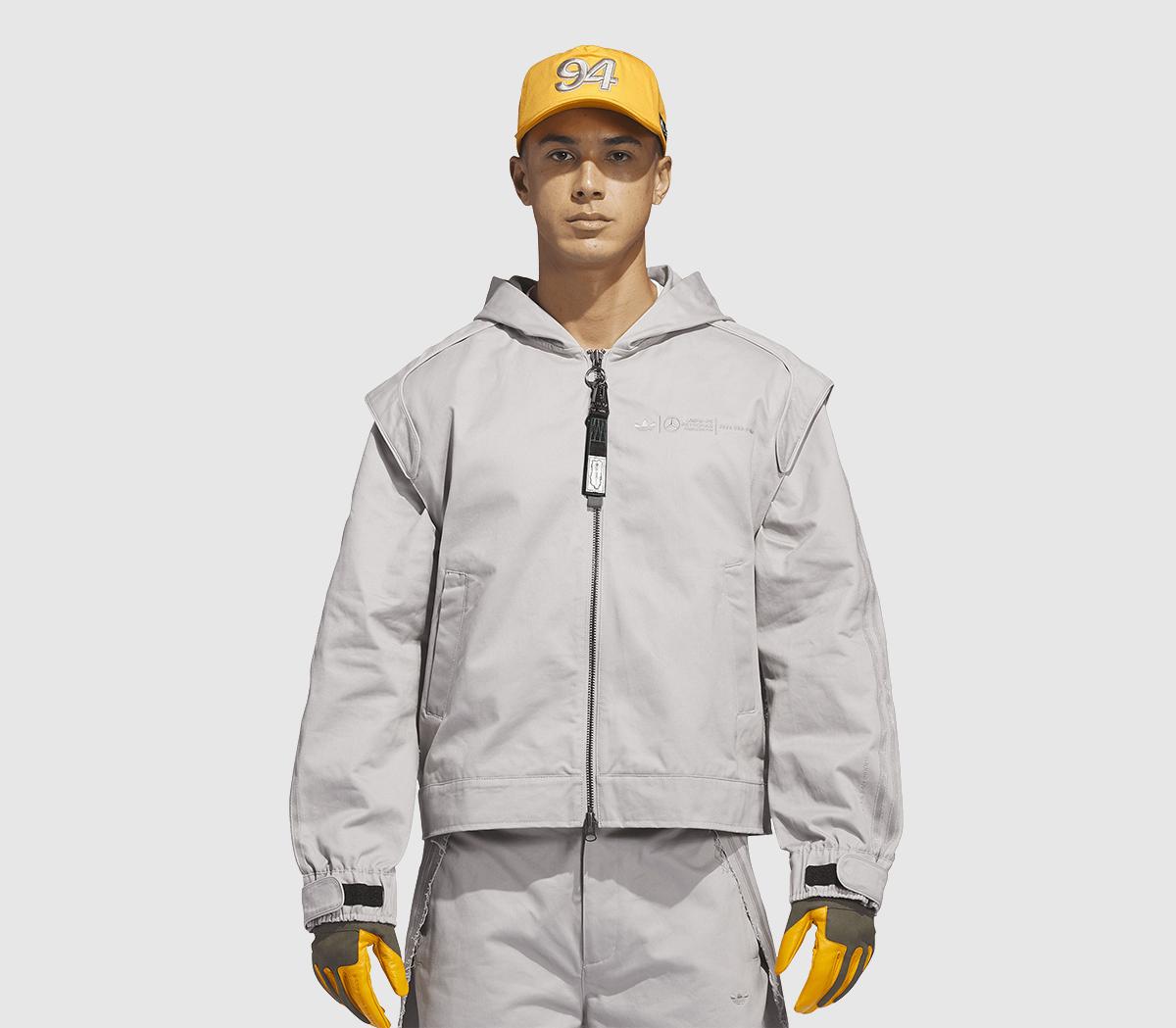 adidasBad Bunny x Mercedes PulloverClear Granite