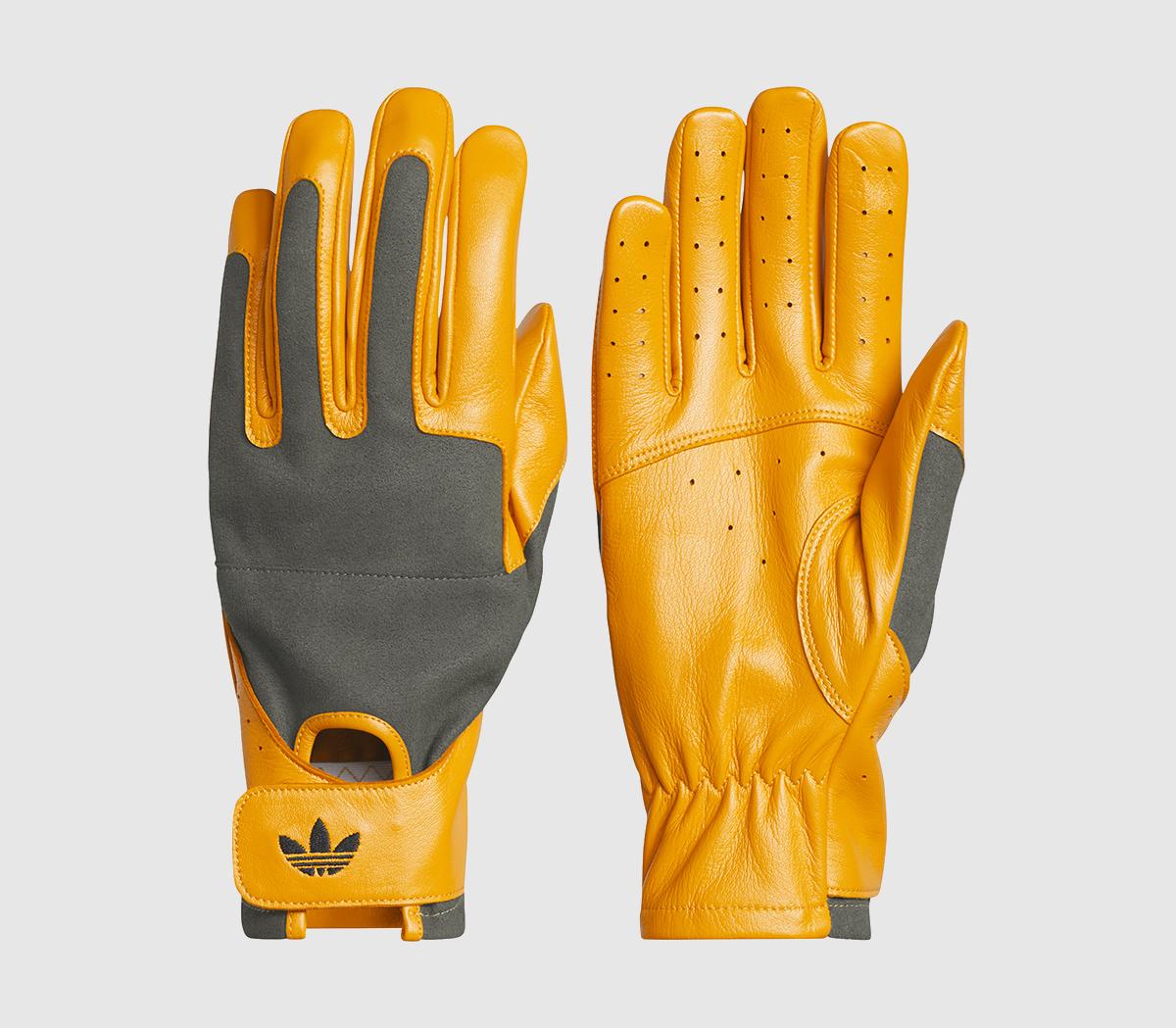 adidasBad Bunny X Mercedes Racing GlovesCollegiate Gold