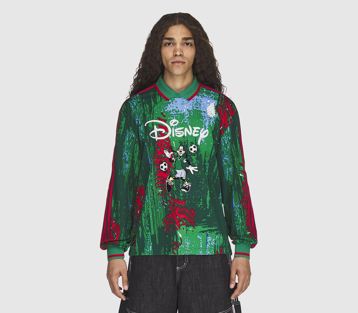 adidasadidas x Brain Dead x Disney LS JerseyRed Bold Green Blue