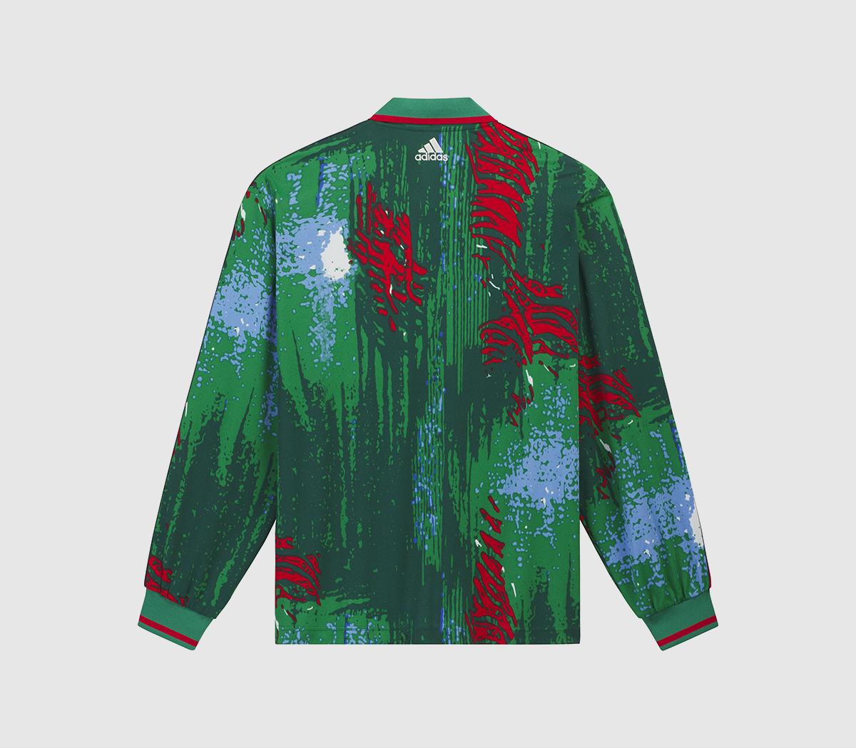 adidasadidas x Brain Dead x Disney LS JerseyRed Bold Green Blue