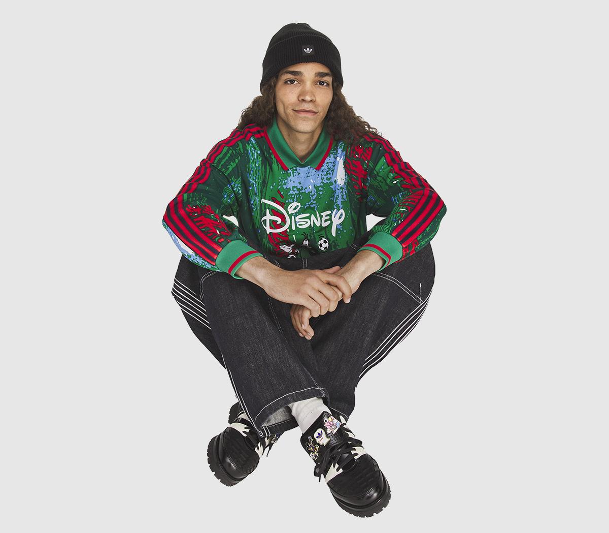 adidasadidas x Brain Dead x Disney LS JerseyRed Bold Green Blue