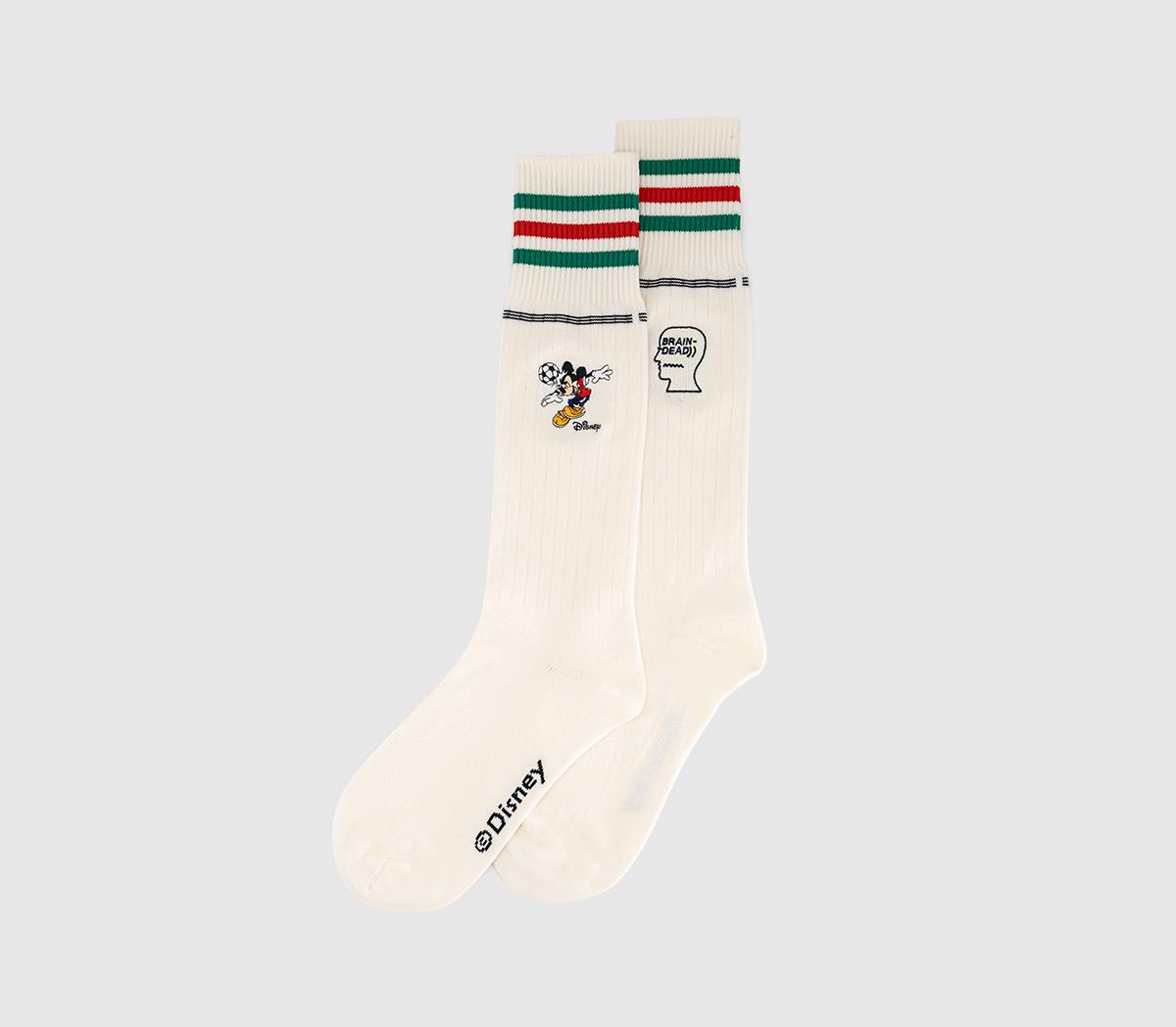 adidasadidas x Brain Dead x Disney SocksChalk White