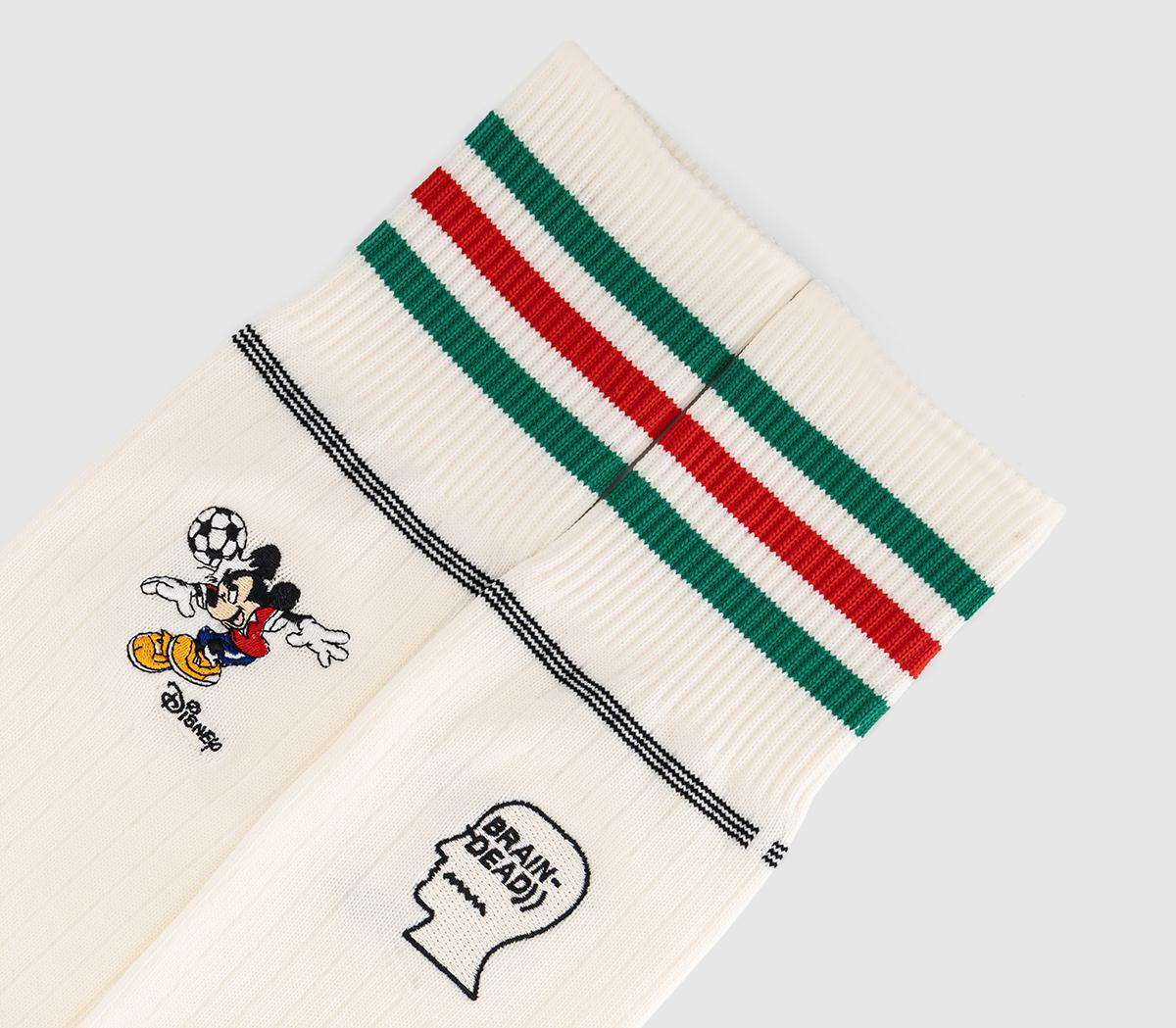adidasadidas x Brain Dead x Disney SocksChalk White
