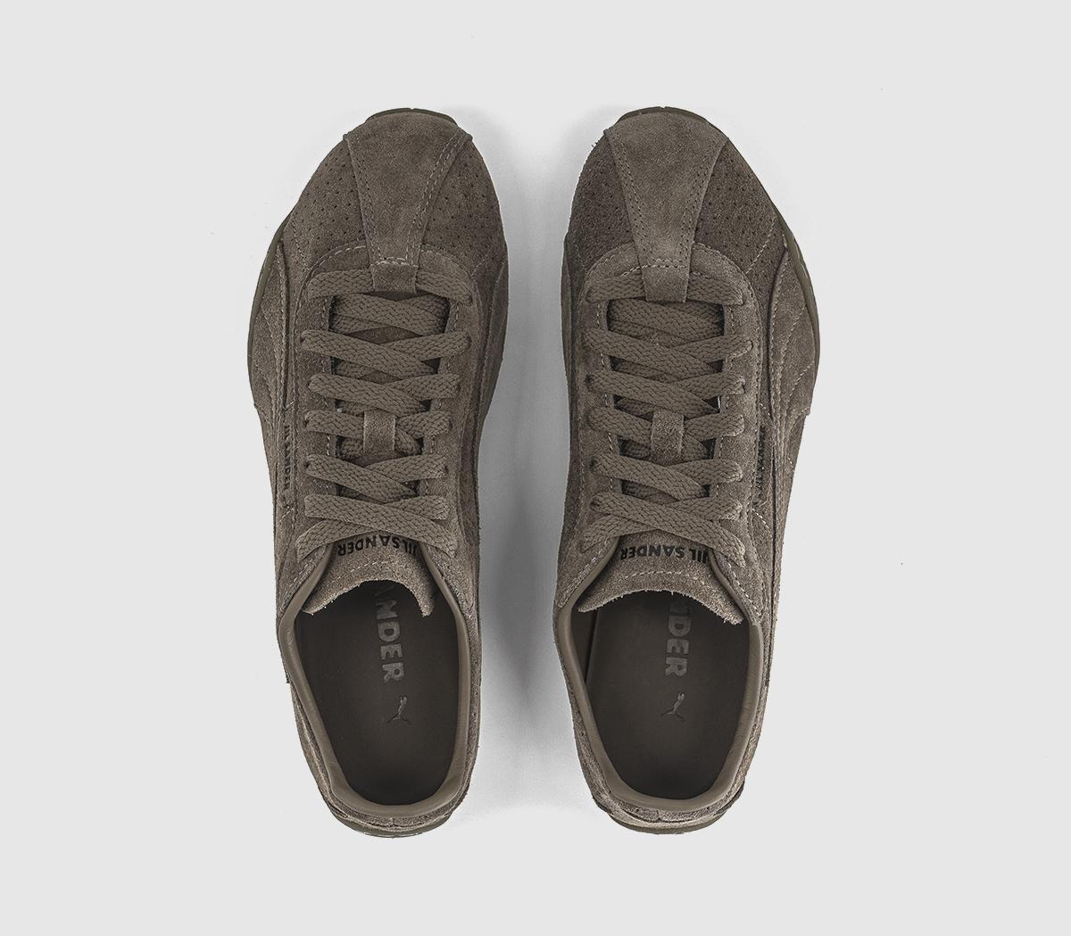 PUMA K-street Trainers Jil Sander Matte Bronze Suede - Women's