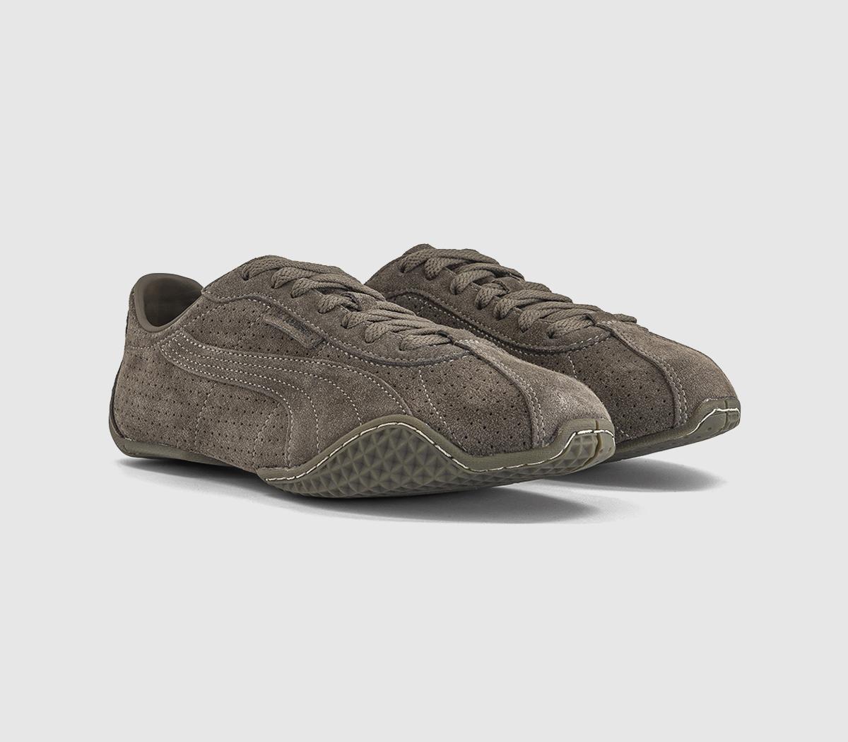 PUMAK-street TrainersJil Sander Matte Bronze Suede