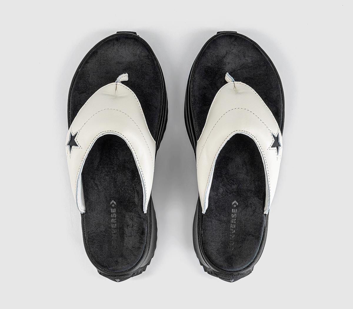 ConverseAll Star Chuck Taylor Thong SandalsVintage White Black Black