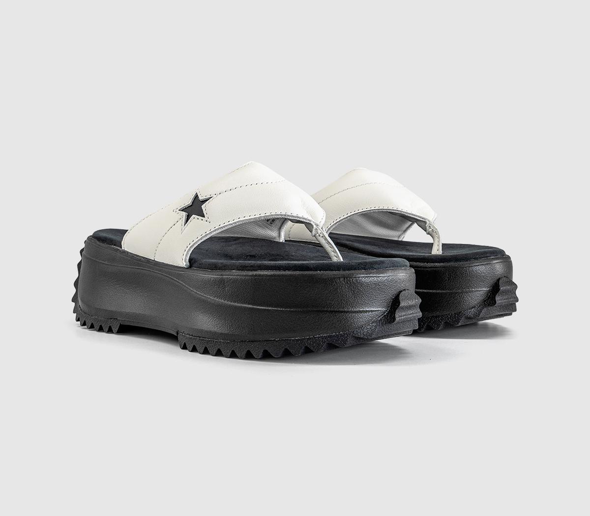 ConverseAll Star Chuck Taylor Thong SandalsVintage White Black Black