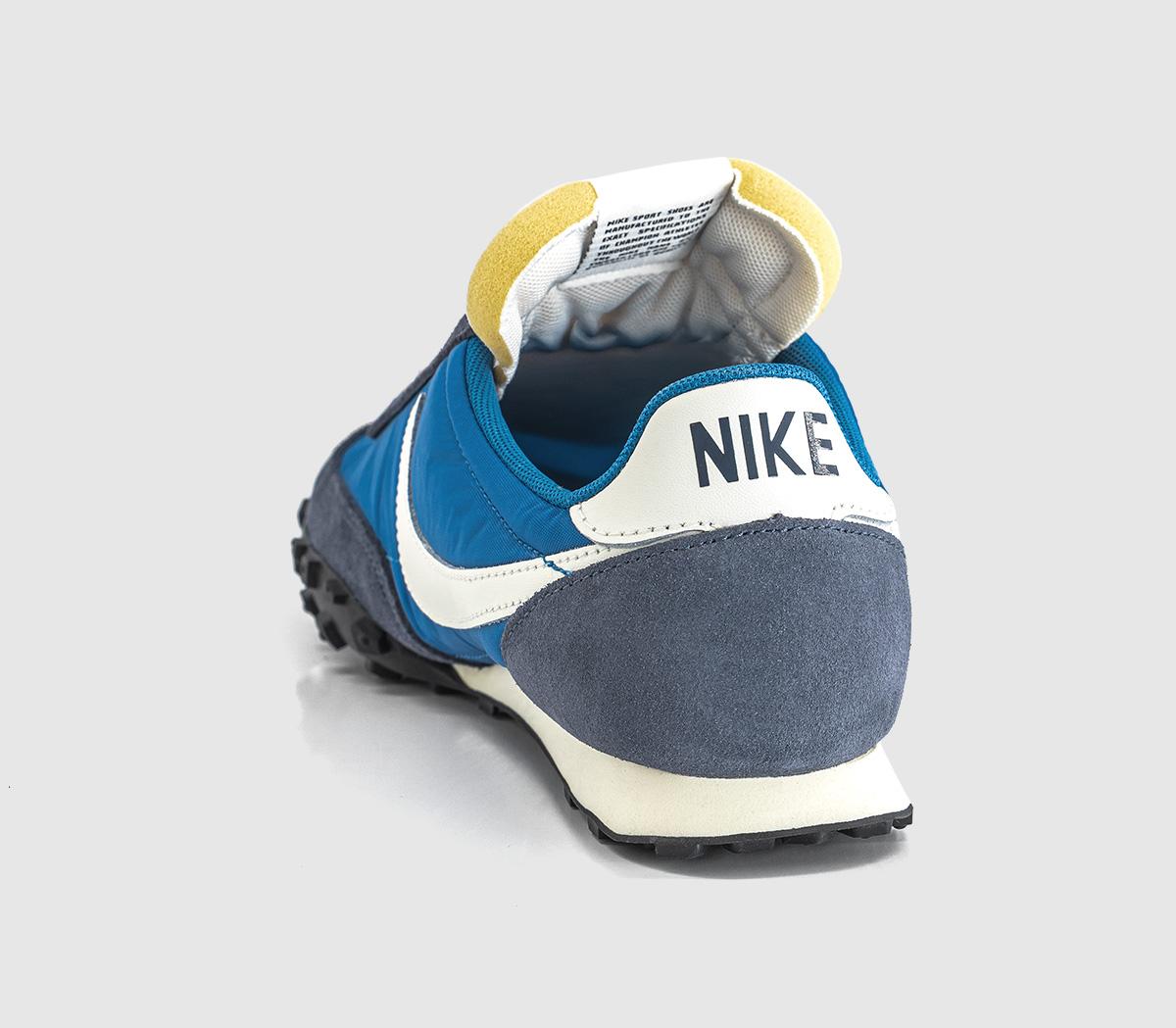 NikeWaffle Racer TrainersStar Blue Sail Thunder Blue Black