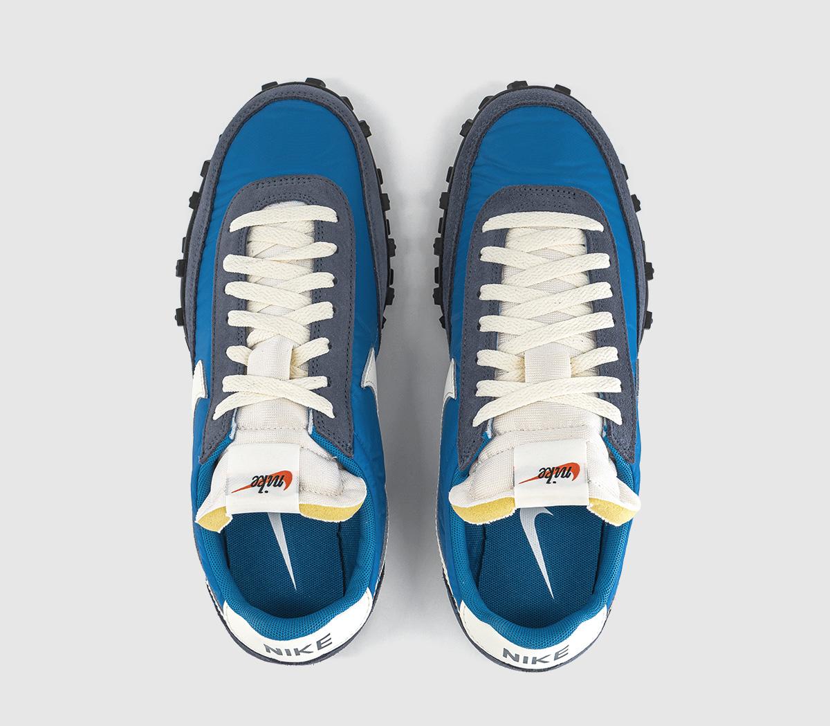 NikeWaffle Racer TrainersStar Blue Sail Thunder Blue Black