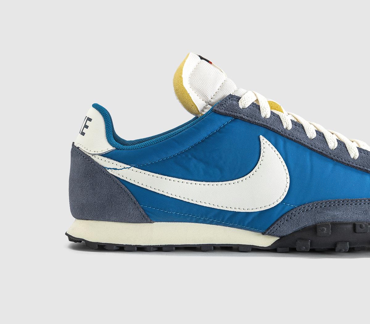 NikeWaffle Racer TrainersStar Blue Sail Thunder Blue Black