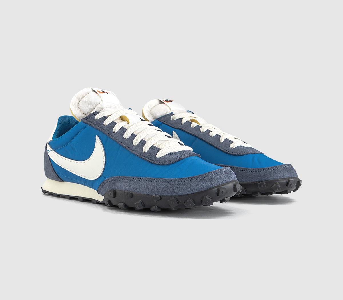 NikeWaffle Racer TrainersStar Blue Sail Thunder Blue Black
