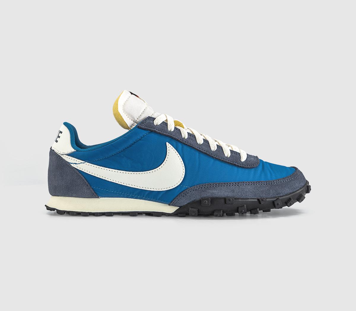 NikeWaffle Racer TrainersStar Blue Sail Thunder Blue Black