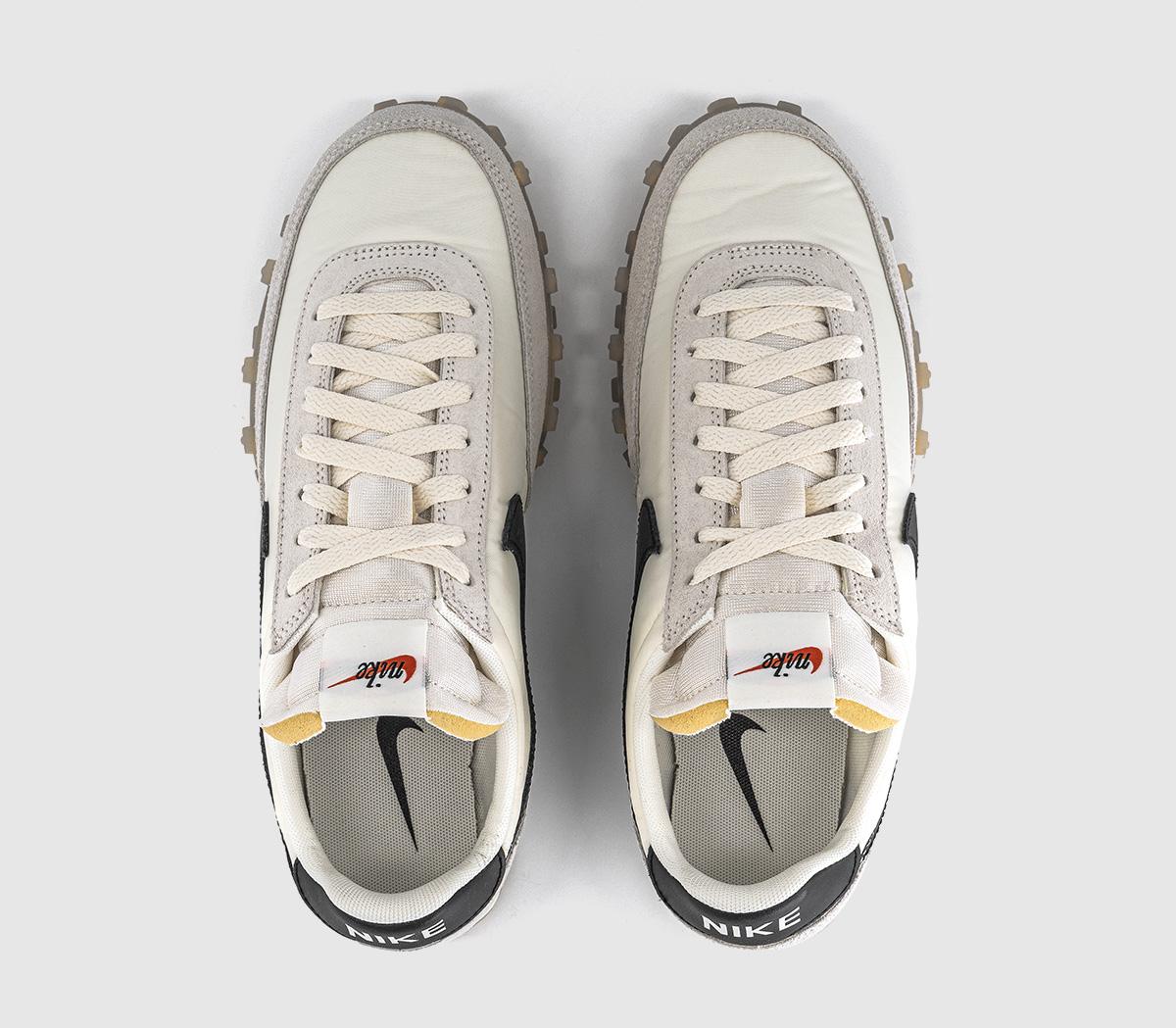 NikeWaffle Racer TrainersSail Black Coconut Milk Gum Light Brown