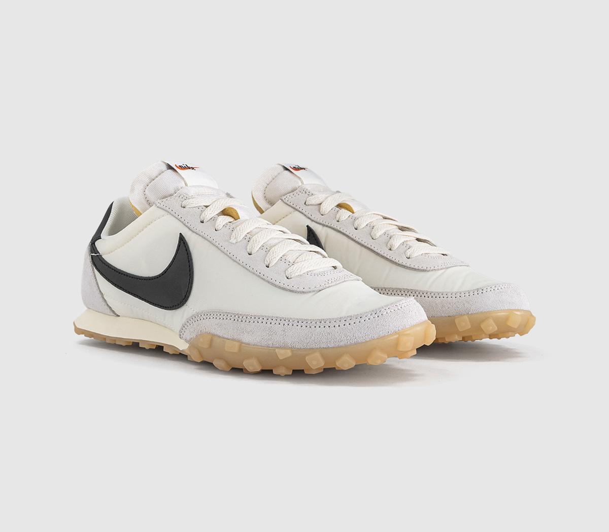 NikeWaffle Racer TrainersSail Black Coconut Milk Gum Light Brown