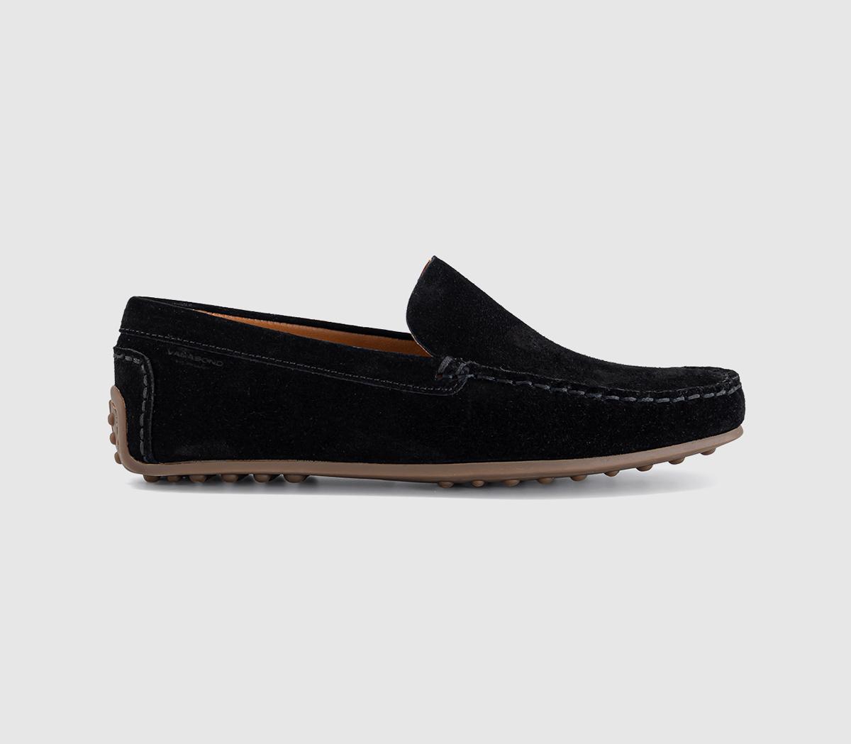 Vagabond Shoemakers Vagabond Larissa Driver Loafers Suede Black in Women's Size 4, Office Shoes