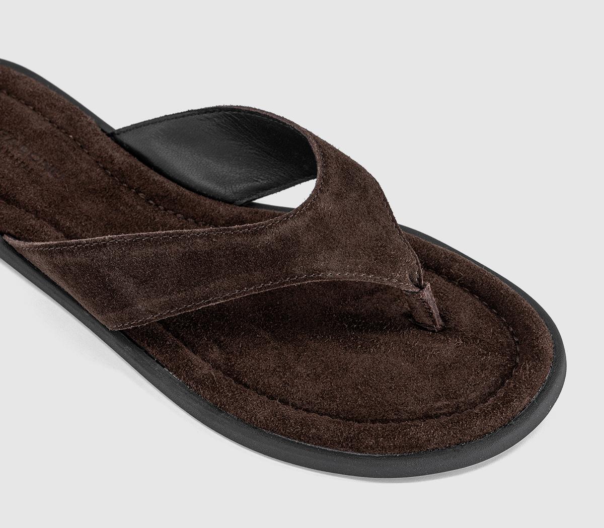 Vagabond ShoemakersZaida Toe Thong SandalsJava Suede