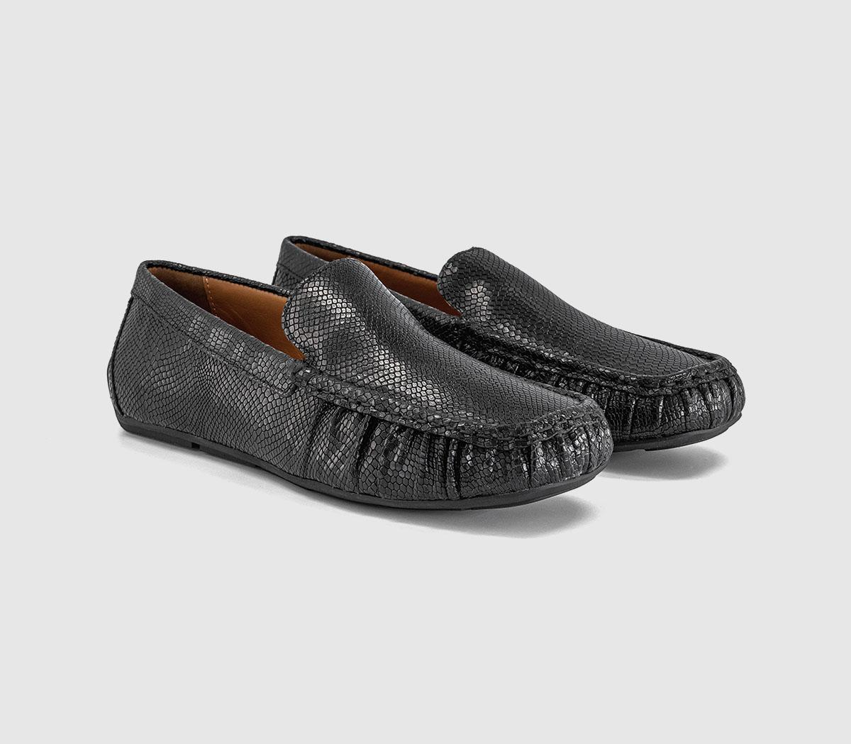 Vagabond ShoemakersMika Driver LoafersBlack Embossed