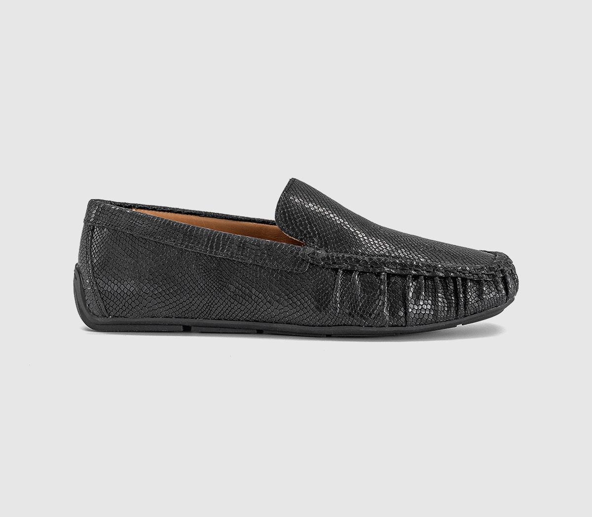 Vagabond ShoemakersMika Driver LoafersBlack Embossed