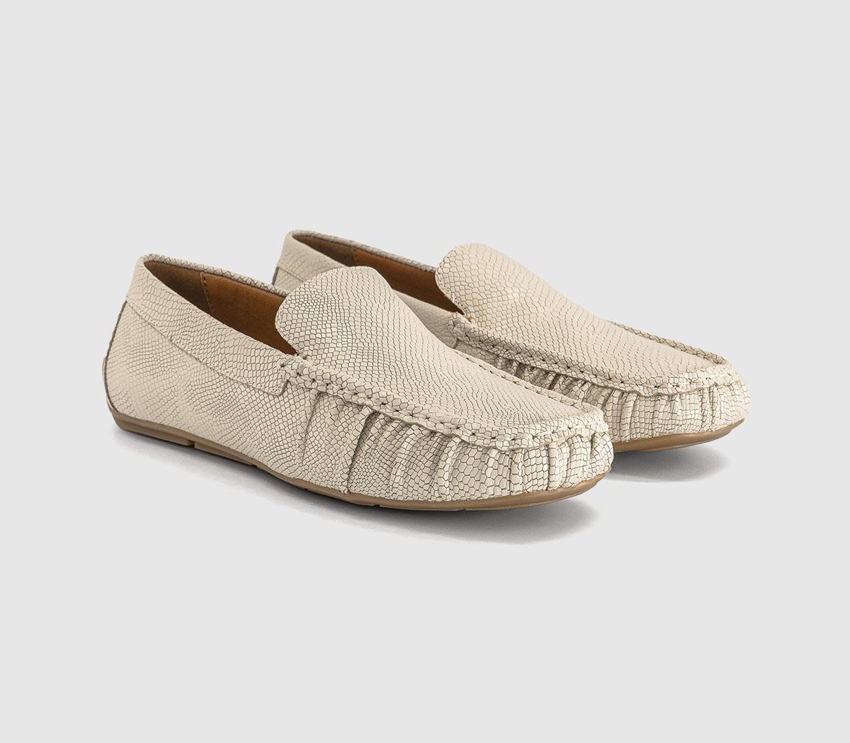 Vagabond ShoemakersMika Driver LoafersCream Embossed