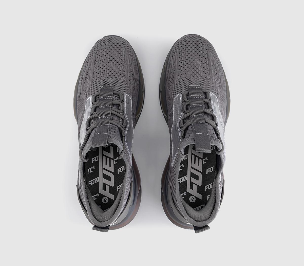 OFFICECrusade Knitted Trainers FuelGrey Mix