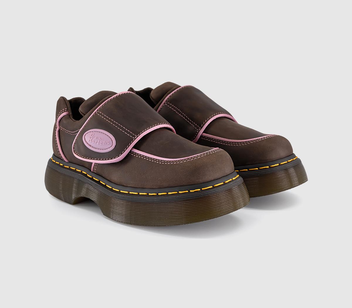 Dr. MartensBuzz Strap ShoesDark Brown Wyoming