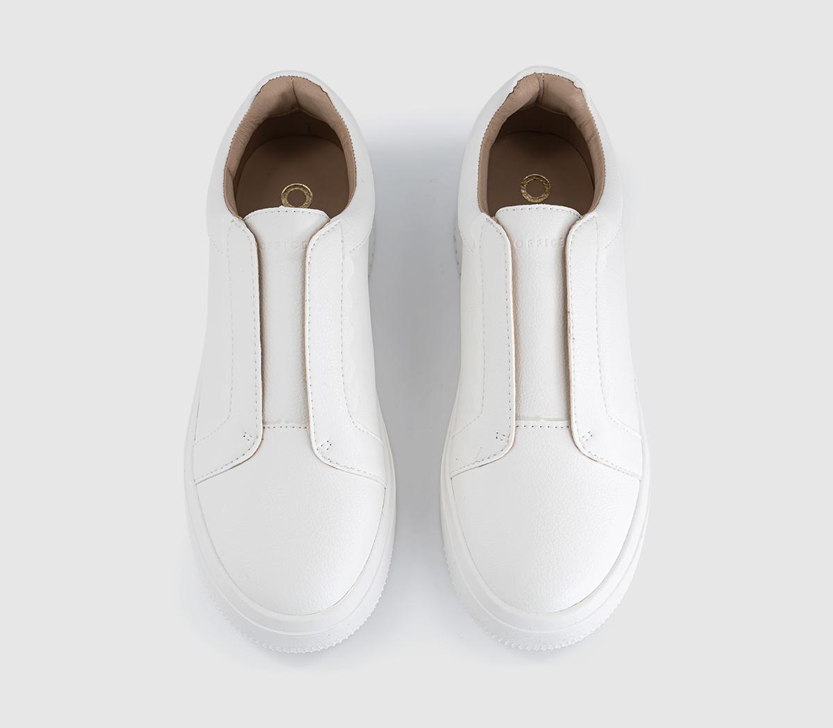 OFFICETopaz Slip On Platform TrainersWhite