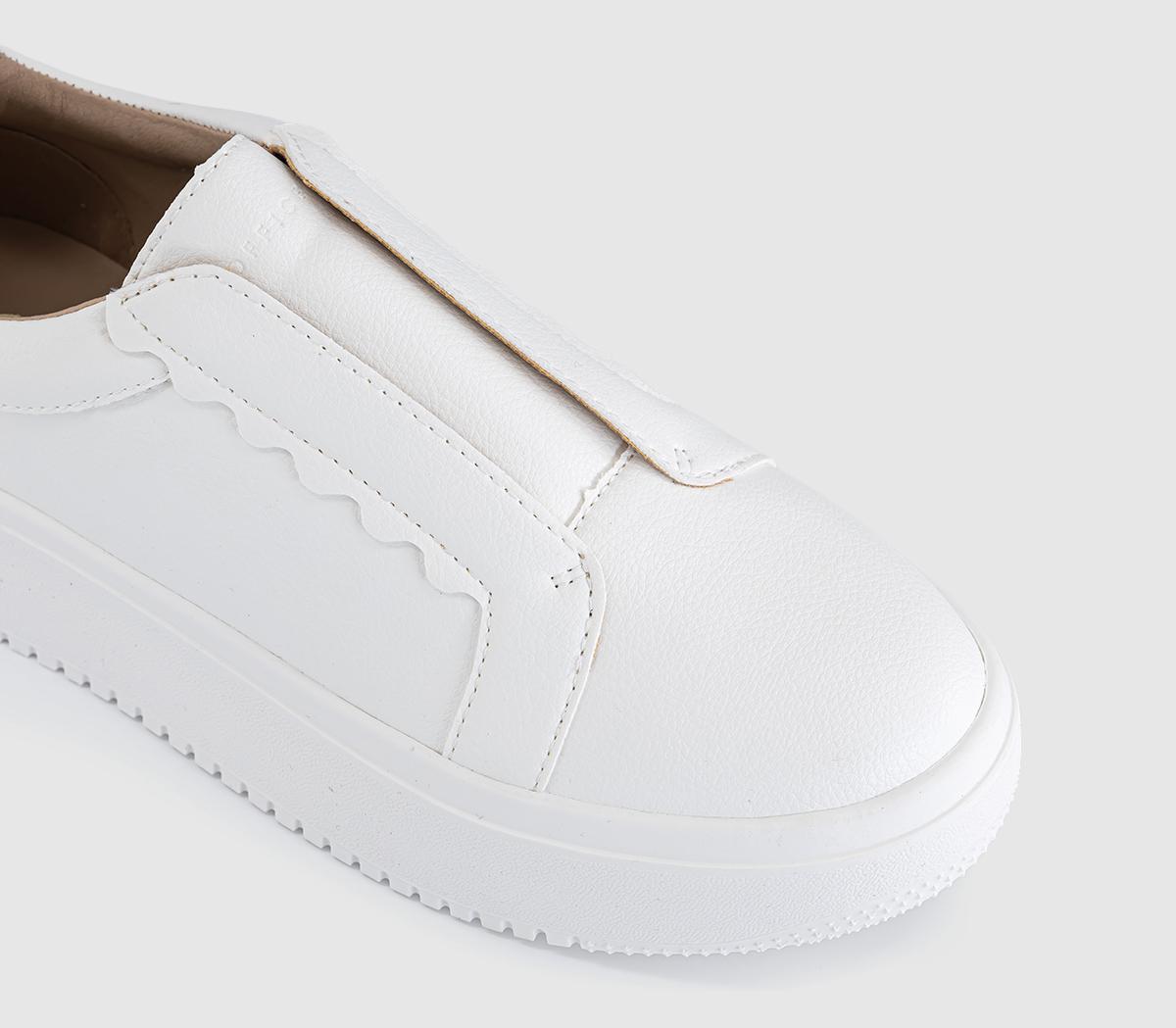 OFFICETopaz Slip On Platform TrainersWhite