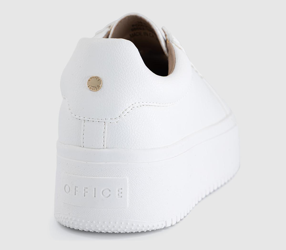 OFFICETopaz Slip On Platform TrainersWhite