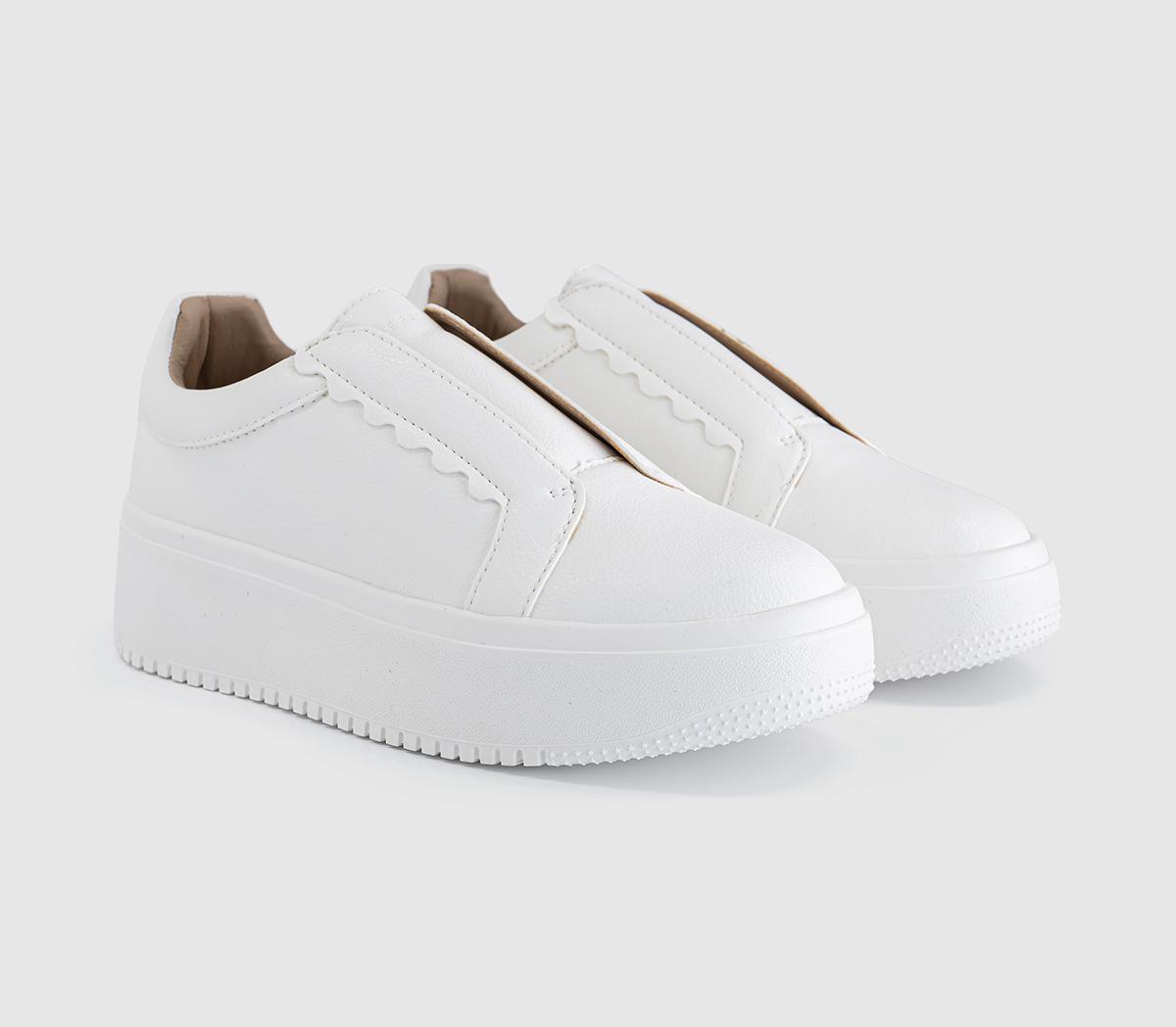 OFFICETopaz Slip On Platform TrainersWhite