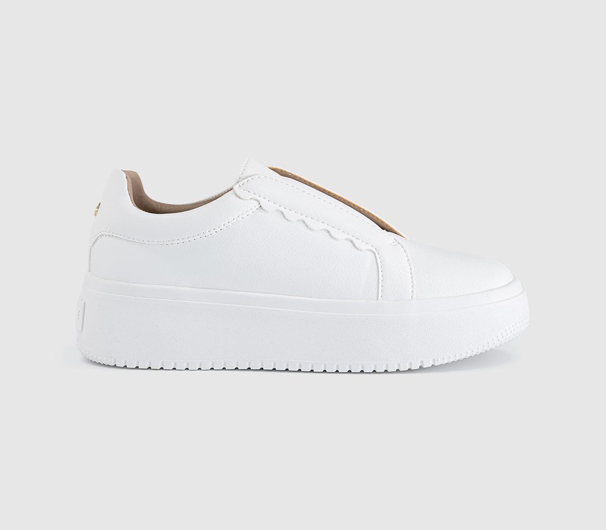 OFFICETopaz Slip On Platform TrainersWhite