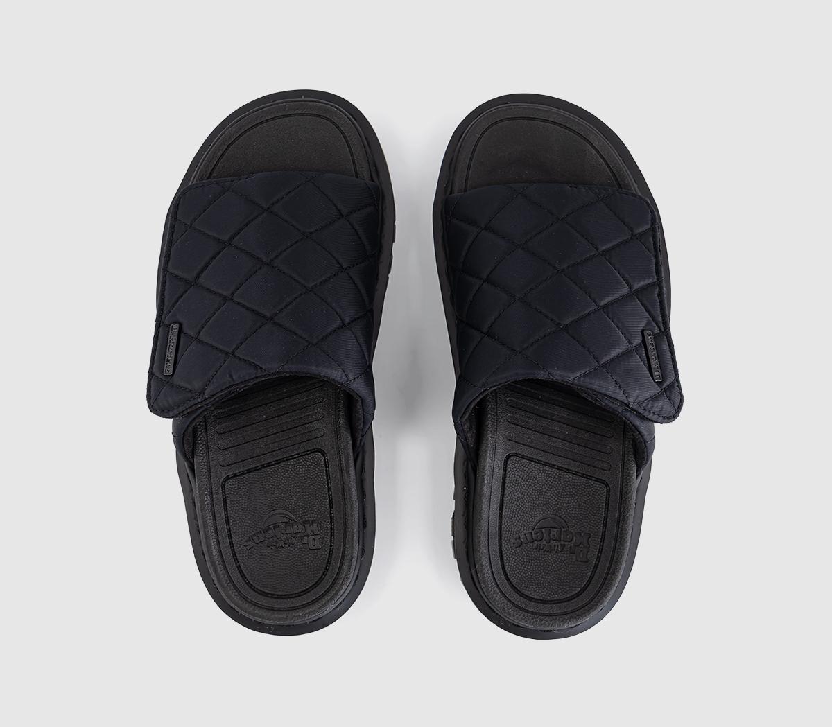 Dr. MartensZebzag SlidersBlack Econyl Woven