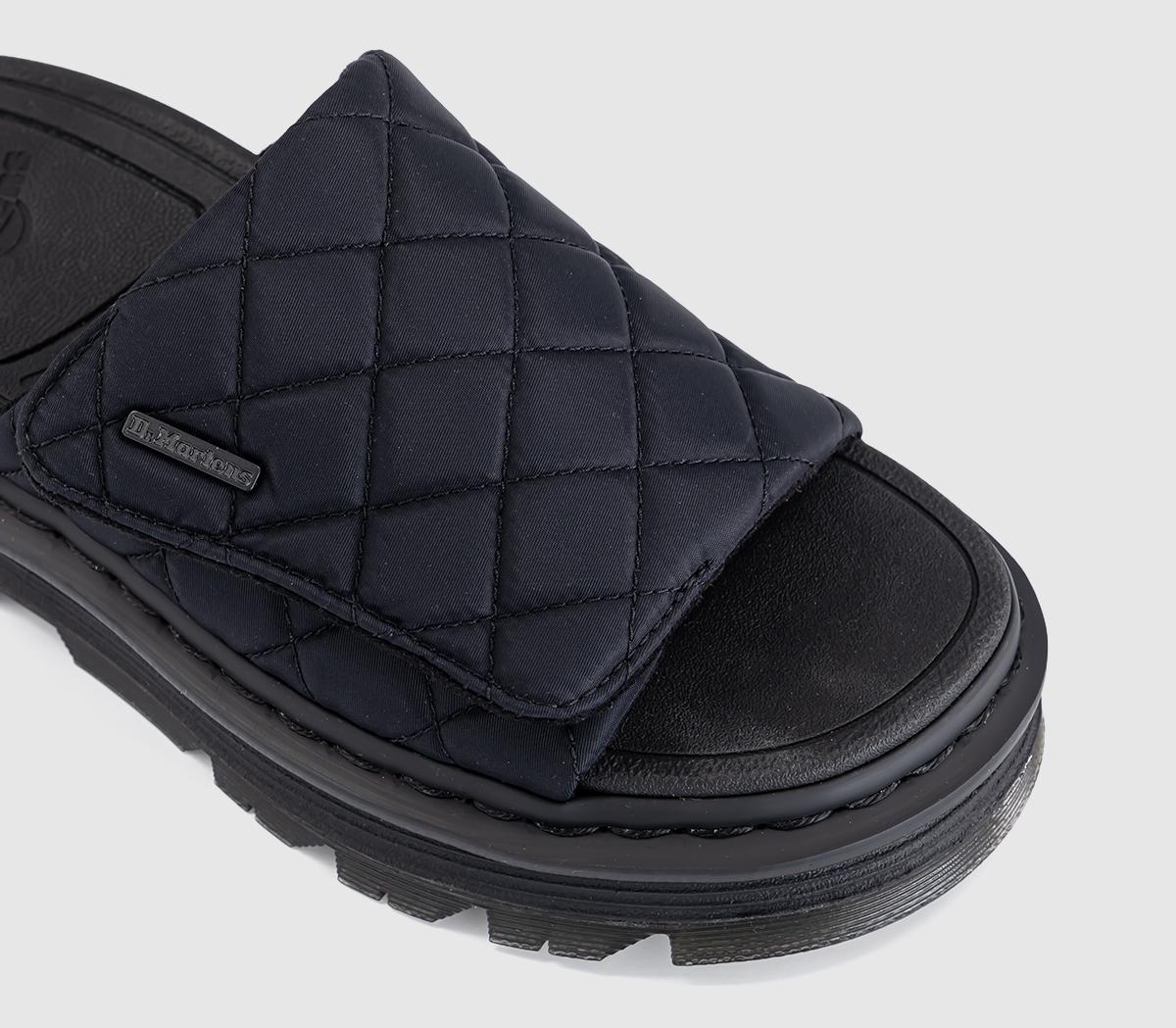 Dr. MartensZebzag SlidersBlack Econyl Woven