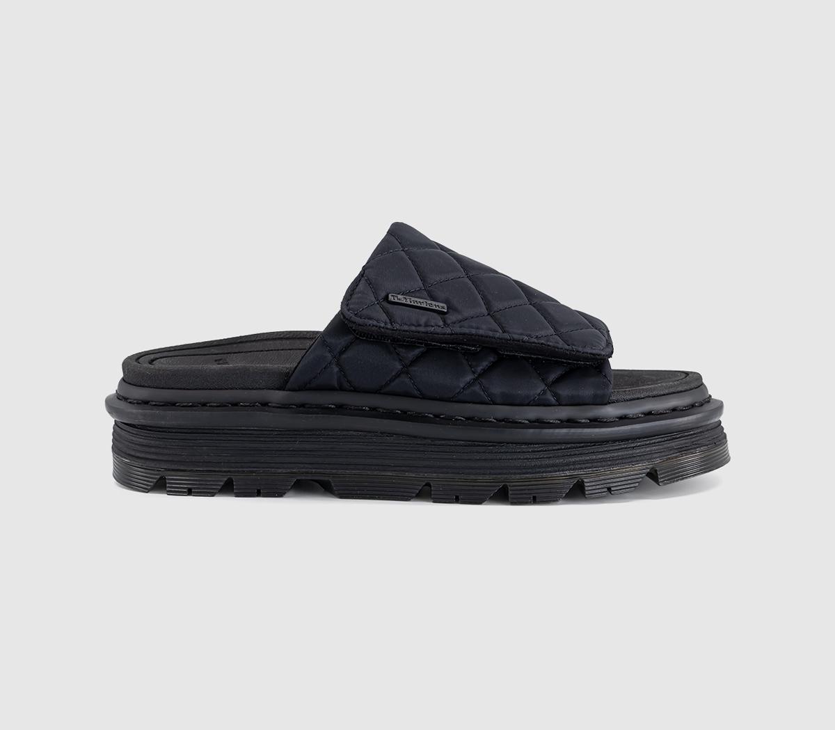 Dr. MartensZebzag SlidersBlack Econyl Woven