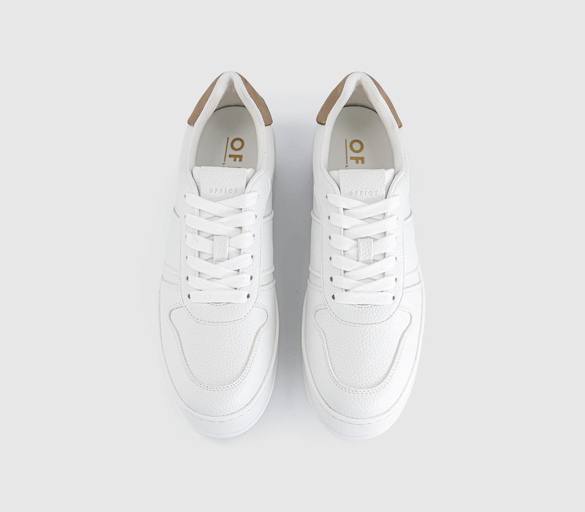 OFFICETatum Platform Lace Up TrainersWhite