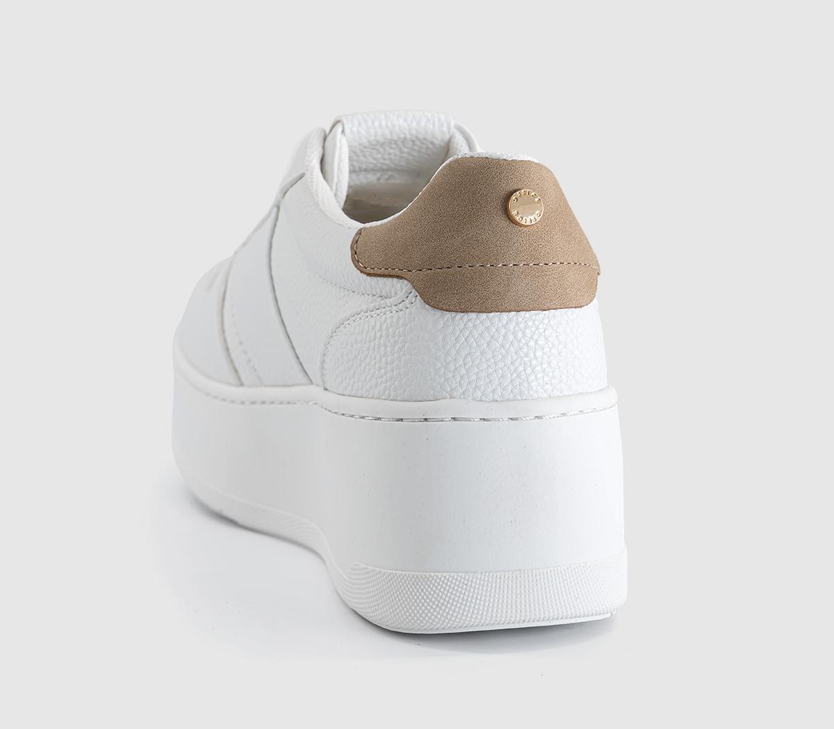 OFFICETatum Platform Lace Up TrainersWhite
