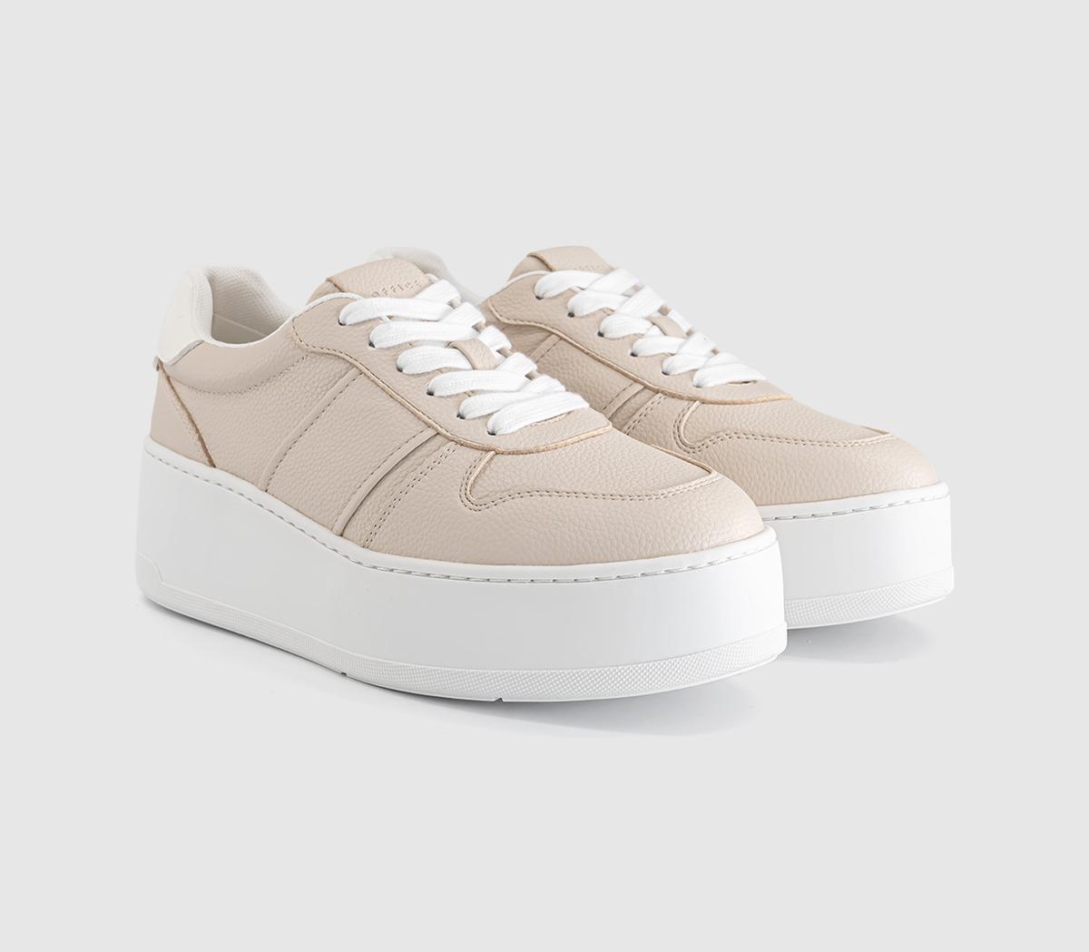 OFFICETatum Platform Lace Up TrainersBlush