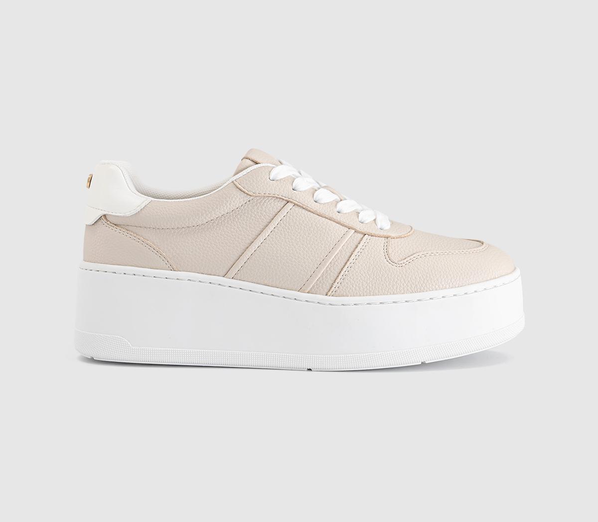 OFFICETatum Platform Lace Up TrainersBlush