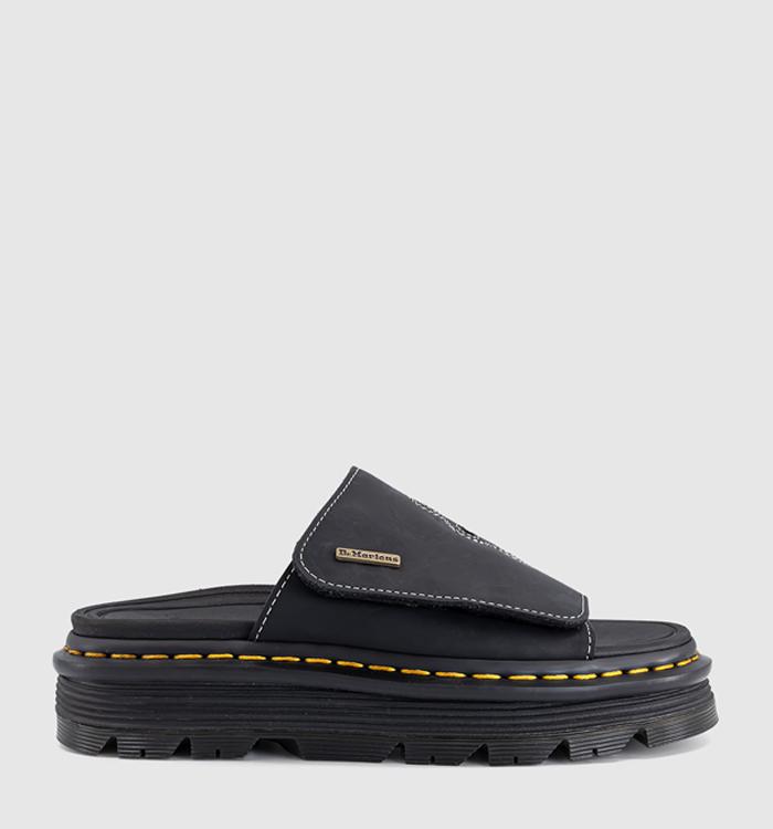 Dr. Martens Zebzag Slide Flower Sandals Black Wyoming