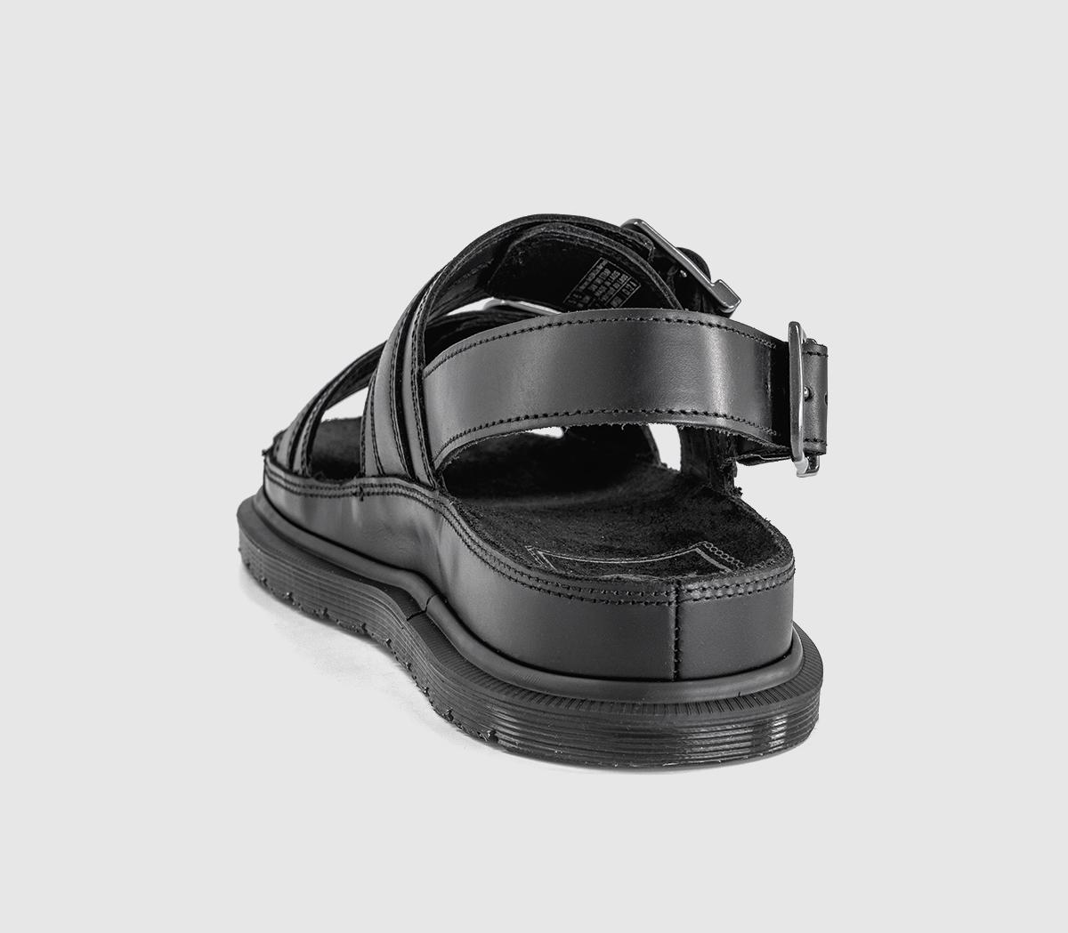 Dr. MartensSan Two Strap SandalsBlack Orleans