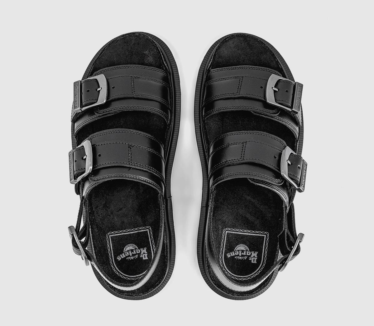 Dr. MartensSan Two Strap SandalsBlack Orleans